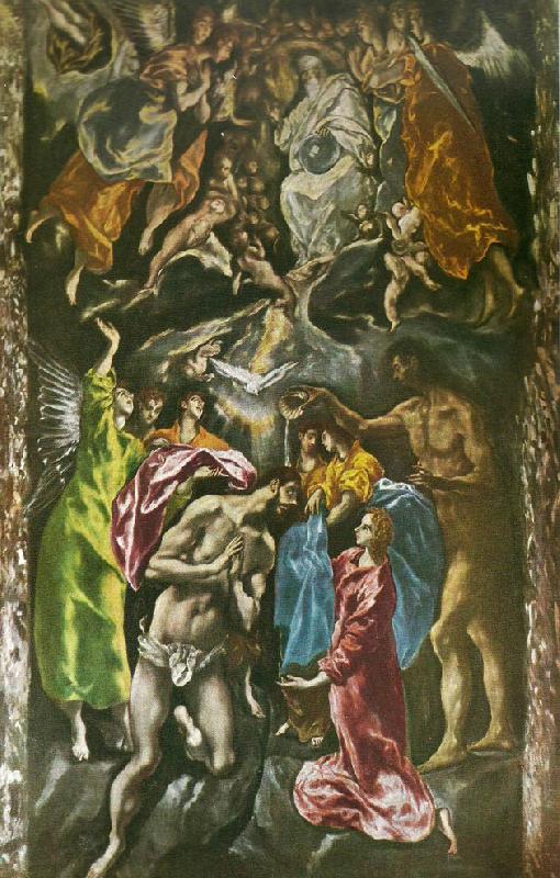 El Greco baptism of christ China oil painting art